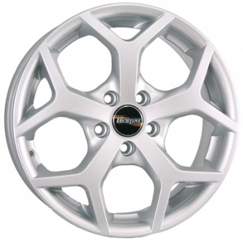 Tech Line 632 (6.5J R16 5x108 ET52.5 DIA63.4 Silver)